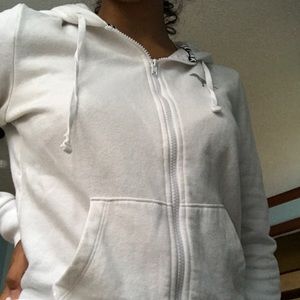 White PINK Victoria Secret Hoodie